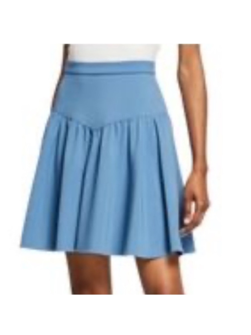 Jill Jill Stuart Blue Yoked Stretch Mini Skirt Size 0 NWT!